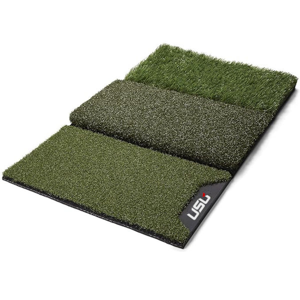 USU Pure Practice Golf Mat Training Aid for Backyard Driving and Chipping